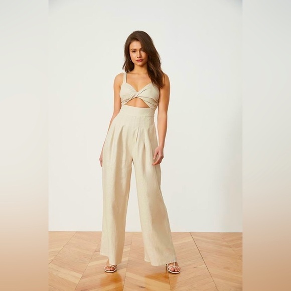 SONG OF STYLE James Jumpsuit Sandstone S
